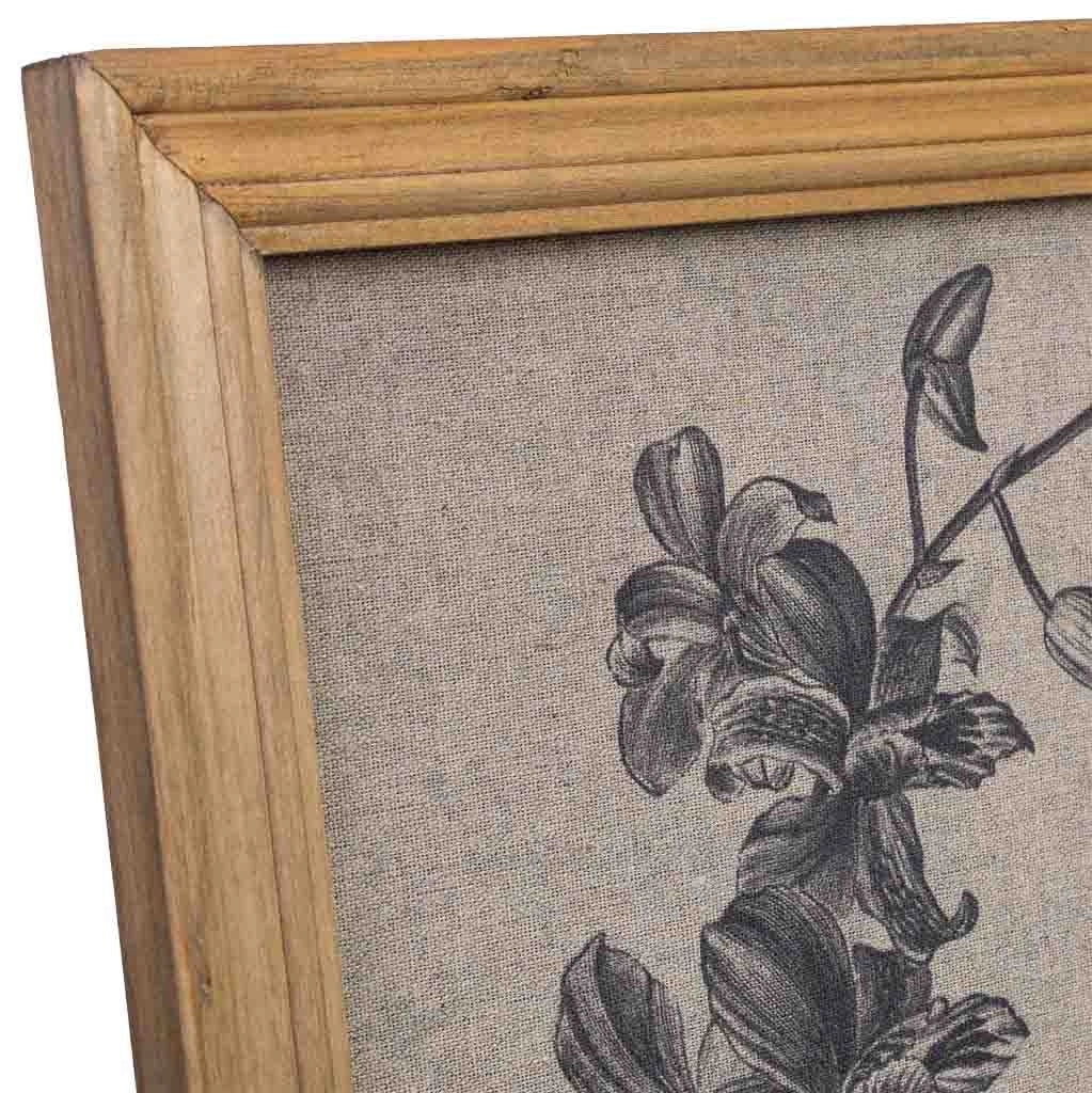 Quadro in tela stampata con cornice in legno, 33x43x1,8