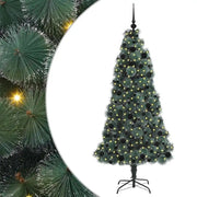 Albero di Natale | Decorazioni natalizie artificiale pre-illuminato con set di palline