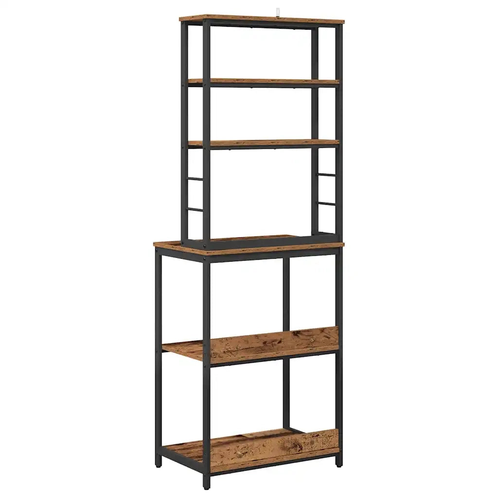 Mensola da cucina Legno vecchio 60 x 40 x 168 cm 883884