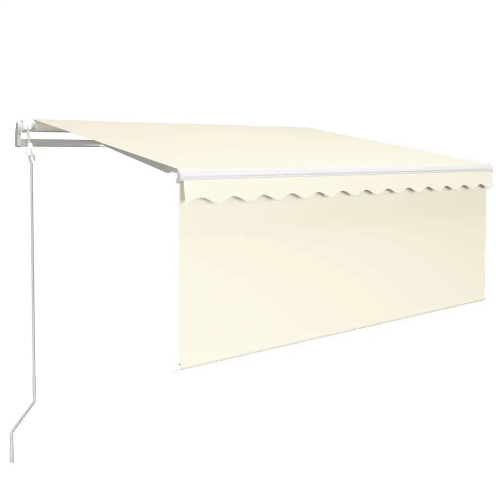 Tenda Automatica con Parasole LED e Sensore Vento 3x2,5m Crema 3069272