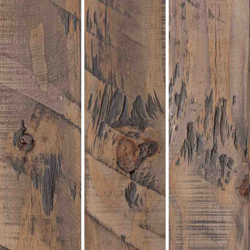 Tavolino da ingresso in legno marrone con panca 88x39x200h cm