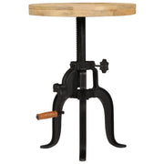 Tavolino 45x(45-62) cm in Legno Massello di Mango e Ghisa 247587