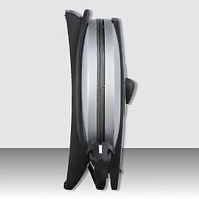 Cloer 1629 piastra per waffle 5 waffle 930 W Nero, Metallico