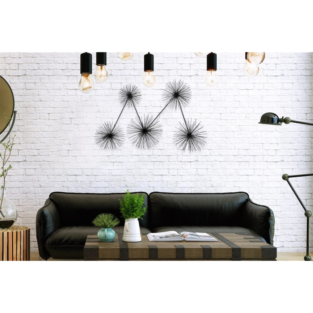 Decorazione da parete Domizil in ferro nero