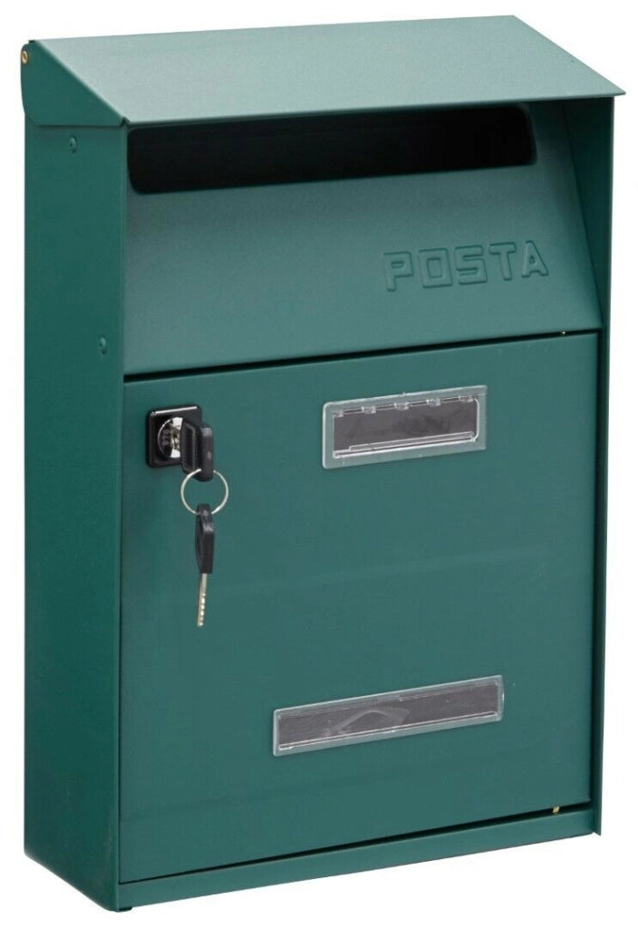 Cassetta Postale Acciaio Verniciato Verde - Arregui