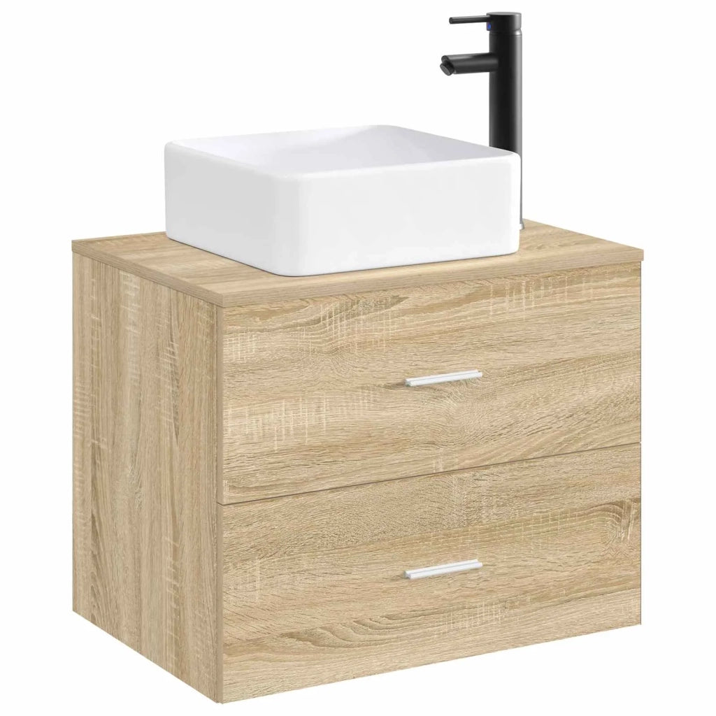 Lavabo da bagno Nero Opaco 36,5 x 36,5 x 13 cm Metallo 890251