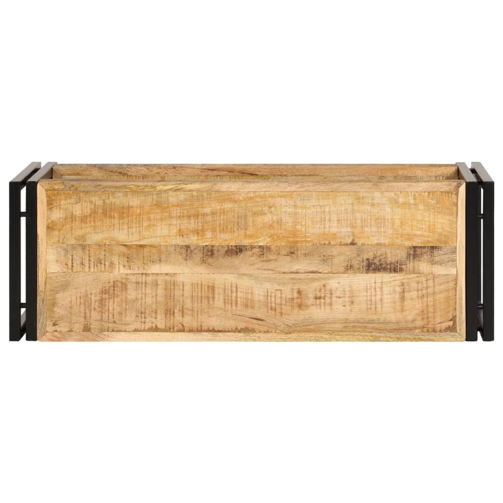 Pratico mobile porta TV/credenza di design 90 cm legno massello di mango 2502028