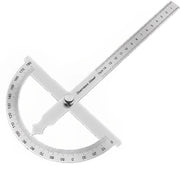 Protractor - 0-180° - Misuratore di angoli universale - Per scuola e lavori di carpenteria - 150mm