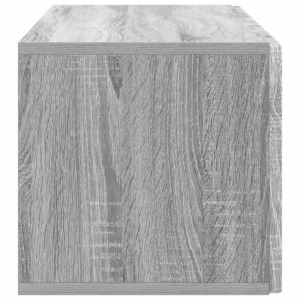 Mobile Porta TV da Muro Grigio Sonoma 98 x 31 x 30 cm