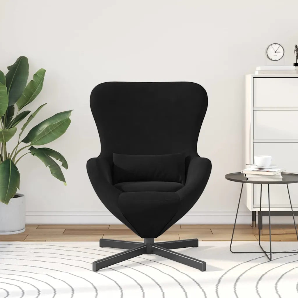 Divano Sedia-Poltrona uovo Nero 63 x 73 x 90 cm Velluto