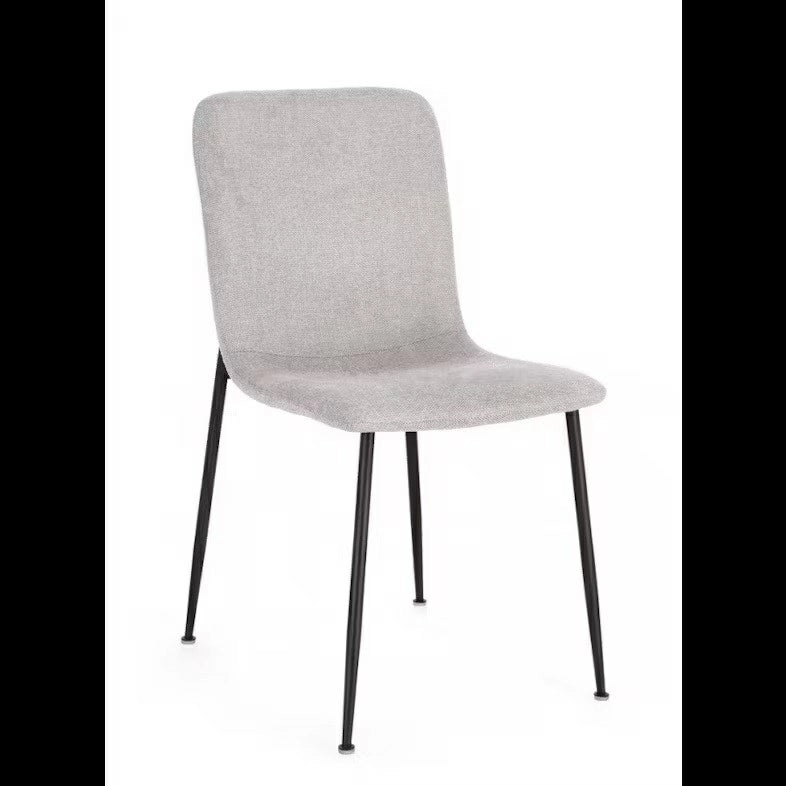 SEDIA RINAS GRIGIO CHIARO SET 4 PZ - BIZZOTTO ANDREA
