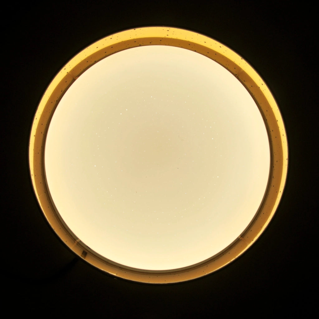 Plafoniera LED Polux Tuluza 24W 4000K Ø40 taupe oro