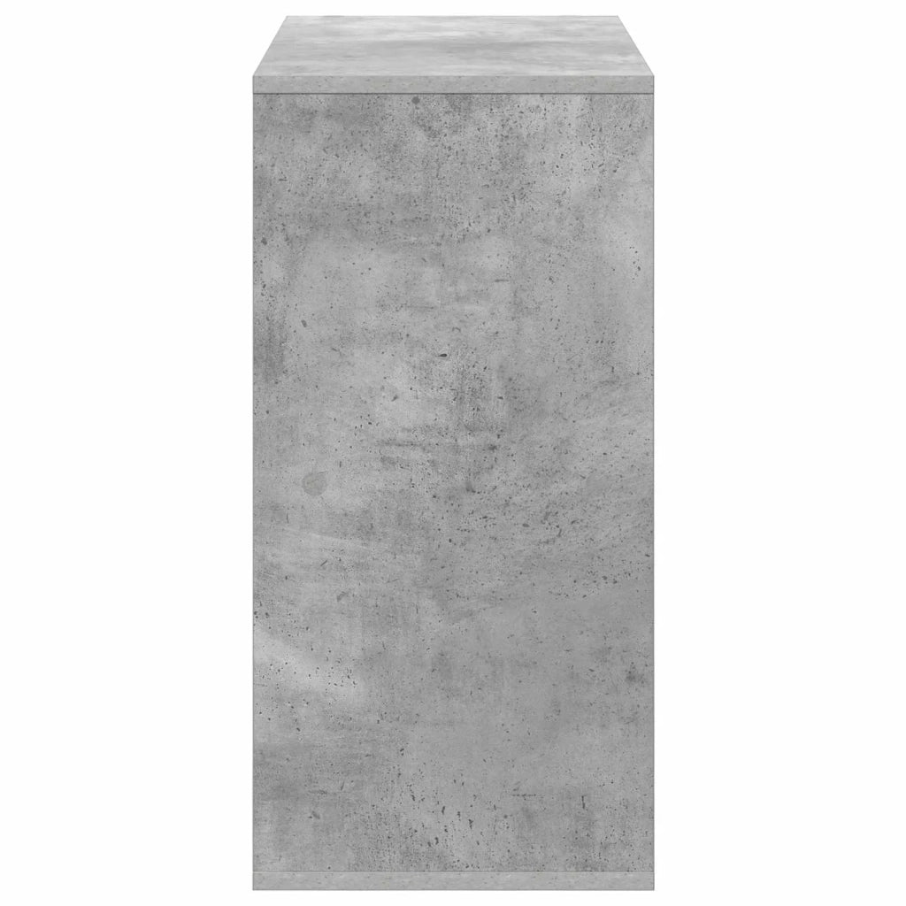 Credenza con cassetto Grigio cemento 68,5 x 32 x 67 cm 8000543