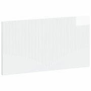 Testiera da Muro HOORN Bianco Lucido Legno ingegnerizzato 897419