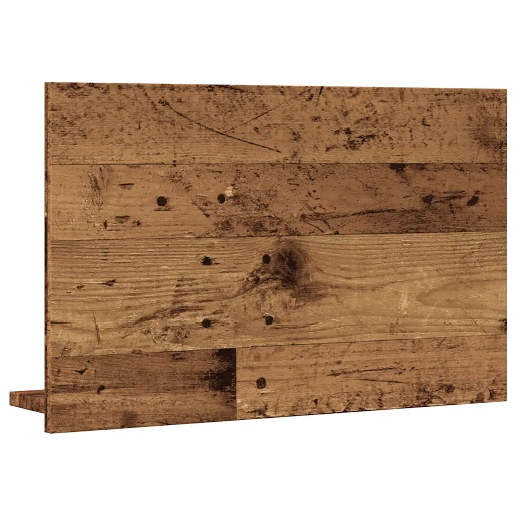 Mobile da Bagno con Specchio Legno Antico 60x11x37cm Truciolato 856197