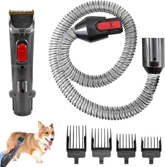 Set di aspirapolvere elettrico per cani con 6 pezzi, incluse serpentine, lama e testine di ricambio - accessori per aspirapolvere per cani professionale