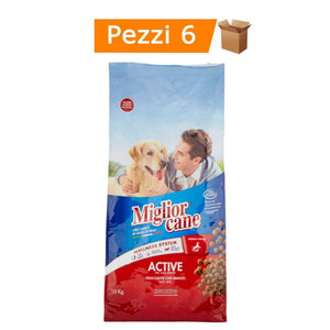 Multipack da 6 morando miglior cane crocchette con manzo da 10 kg ciascuno