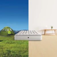 Intex 64179 - Materasso Gonfiabile Matrimoniale Prestige Mid-Rise, con Pompa USB Portatile, 152x203x30 cm