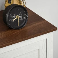 Mobile da Sala da Pranzo, Credenza con 2 Ante, Ripiano Regolabile, 1 Cassetto, 60 L x 30 P x 87,5 H cm