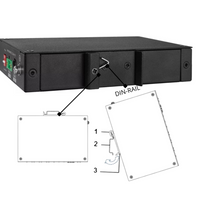 Switch di rete industriale 4 porte poe + 1 sfp + 1 uplink 1000mbps