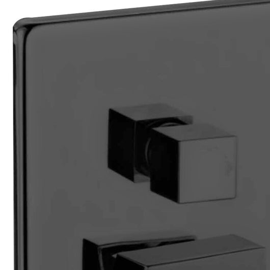 Ogomondo miscelatore doccia ad incasso da parete con deviatore purple rubinetto nero *** confezione 1