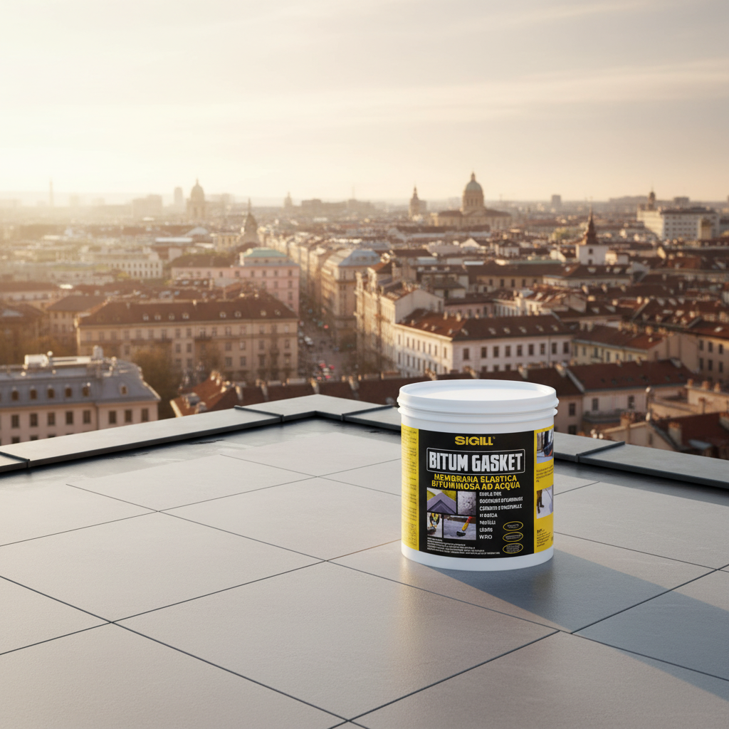 Membrana elastica impermeabilizzante bitum gasket per piastrellature *** formato 20 kg, confezione 1