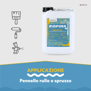 Fissativo antimuffa anticondensa alta concentrazione linea biopura cromika *** formato 5 lt, confezione 1