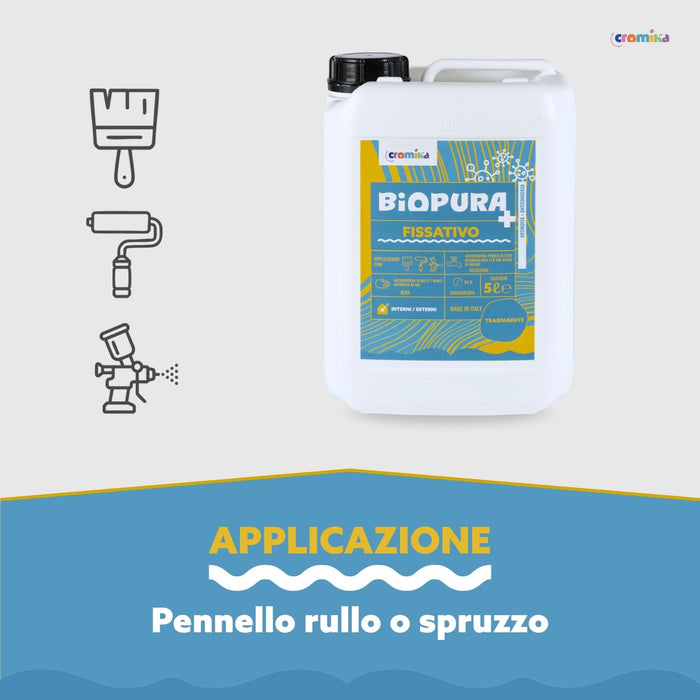 Fissativo antimuffa anticondensa alta concentrazione linea biopura cromika *** formato 5 lt, confezione 1