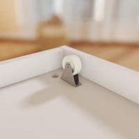 Scaffale per Bambini a 4 Livelli per la Camera per Bambini Sala Giochi 60x53x60 cm Bianco e Naturale