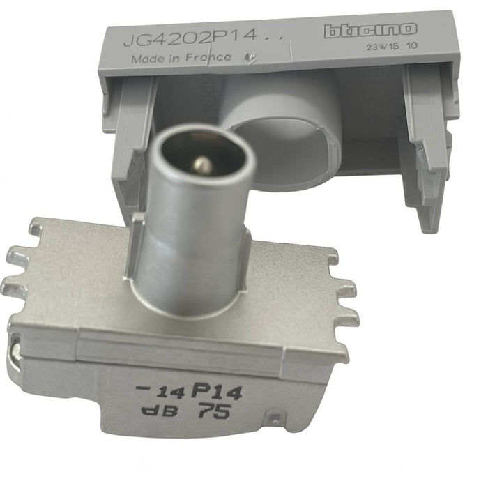 Bticino jg4202p14 matixgo presa coassiale passante 14 db