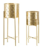 Portavasi Golvy Stand Coppia -B- cm Ø 21X52-19X42