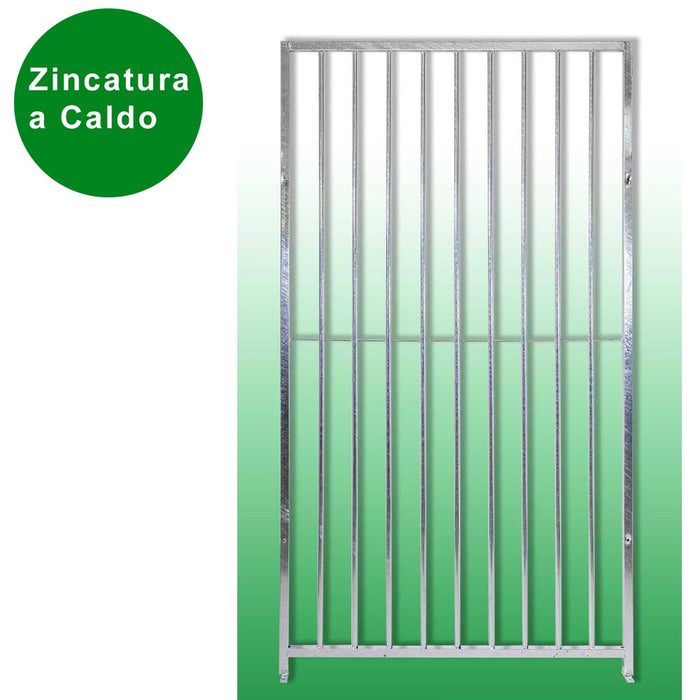 Pannello di recinzione tubolare con zincatura a caldo da 1xh1,80 metri