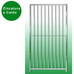 Pannello di recinzione tubolare con zincatura a caldo da 1xh1,80 metri