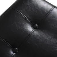 Set di 2 sedie da pranzo in rattan, schienale in rete senza braccioli, gambe in metallo cromato, Nero