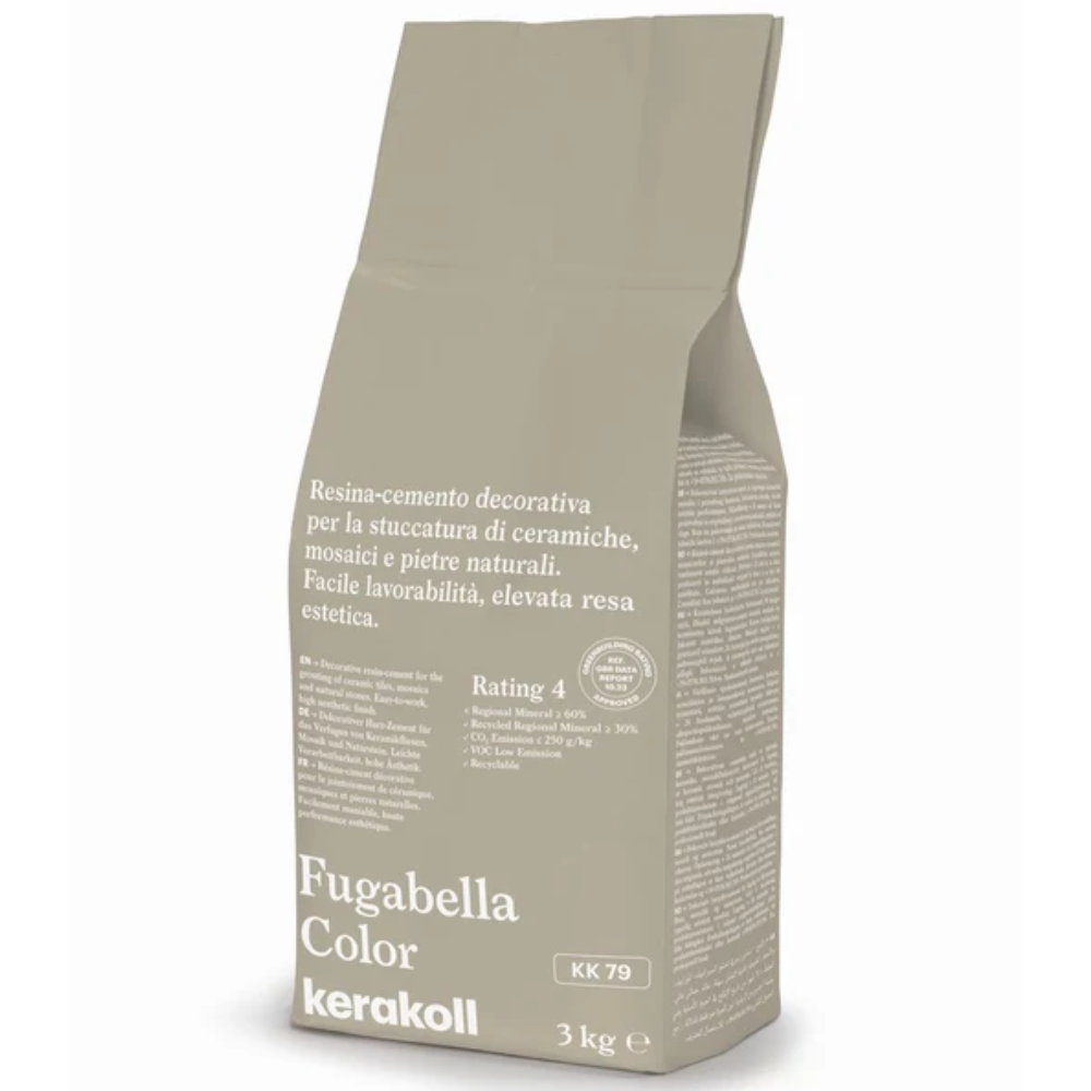 Stucco ibrido piastrelle fugabella impermeabile resistente confezione 3 kg *** colore- kk 79, confezione 1