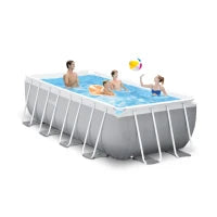 26790NP - Piscina Prisma Metal Frame 400X200X122 Cm Con Pompa Filtro