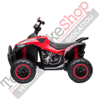 Quad Elettrico per Bambini Quad Medio Sport 12V-Rosso