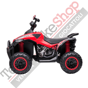 Quad Elettrico per Bambini Quad Medio Sport 12V-Rosso