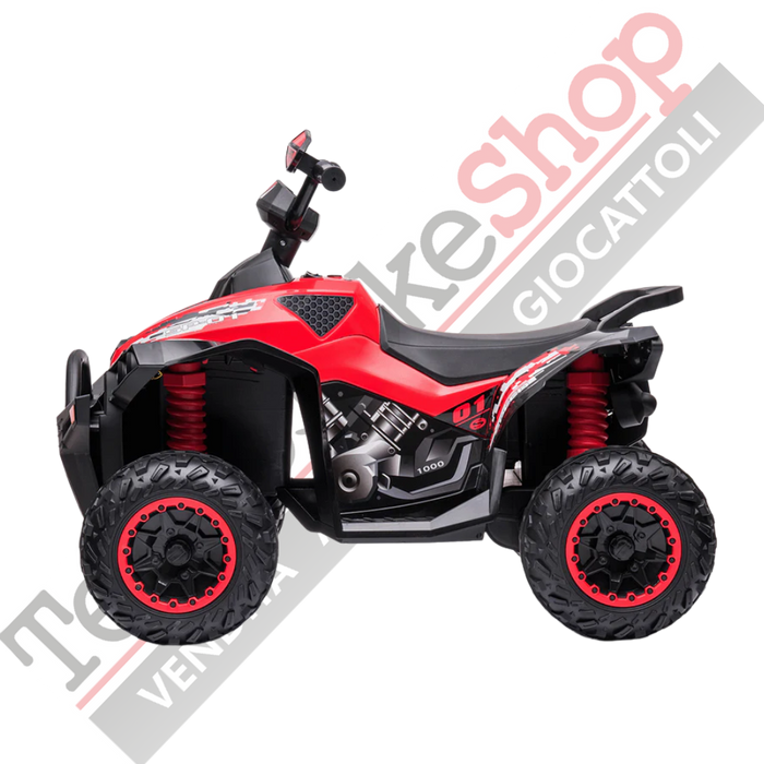 Quad Elettrico per Bambini Quad Medio Sport 12V-Rosso