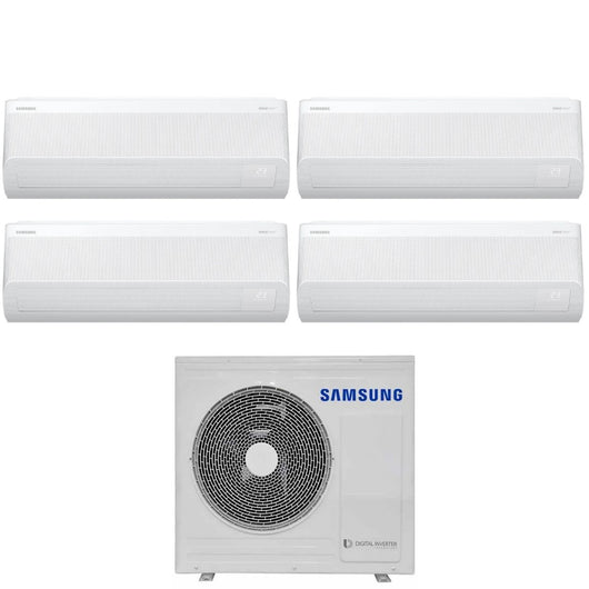 Climatizzatore Condizionatore Samsung Quadri Split Inverter serie WINDFREE AVANT S2 7+7+7+9 con AJ080TXJ4KG R-32 Wi-Fi Integrato 7000+7000+7000+9000