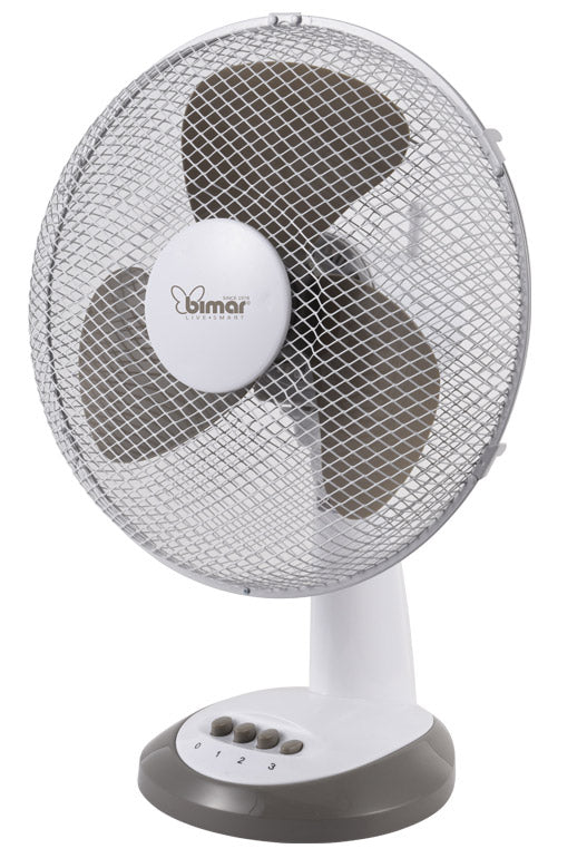 Bimar Ventilatore Tavolo VT312 30cm 3 Velocità Inclinazione Regolabile Silenzioso Design Moderno
