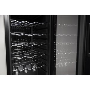 Melchioni Family Cantinetta Vino Refrigerata VERMENTINO 18C Capacità 18 Bottiglie 50 litri Temperatura Regolabile 5-18° con Compressore Porta Vetro Temperato e Filtro Anti UV