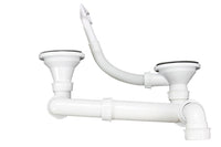 Lavello KuKoo in acciaio inox con miscelatore Victoria e kit scarico