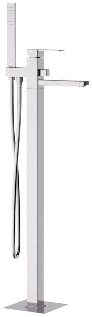 Rubinetto vasca da pavimento - serie qubika