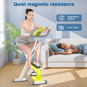 Cyclette reclinabile con schienale - RATTANTREE - con 8 livelli di resistenza regolabili - Verde