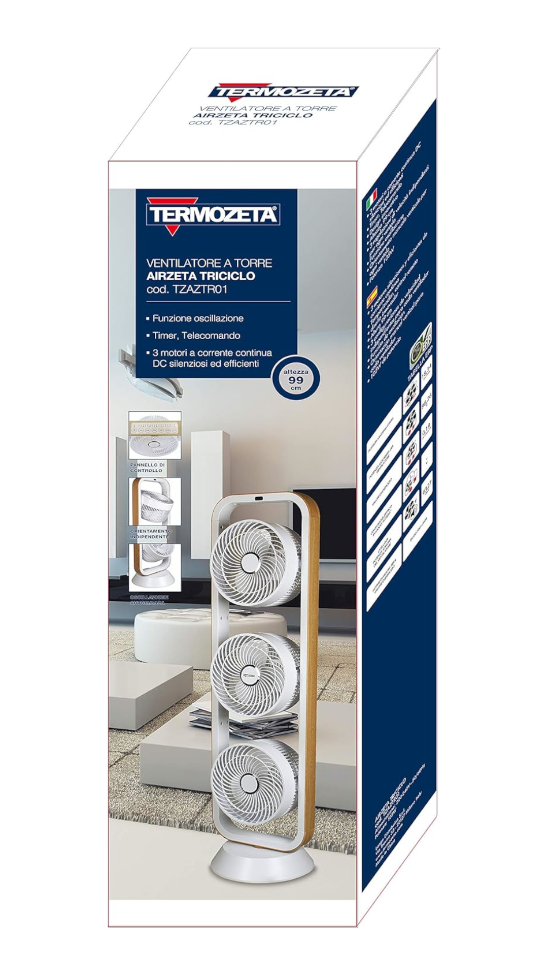Termozeta AIRZETA TRICICLO TZAZTR01 VENTILATORE A TORRE