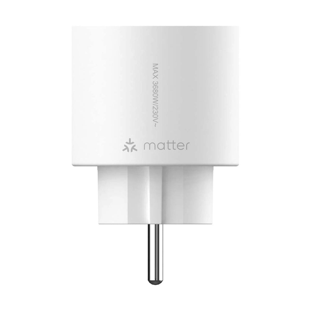 Presa Intelligente Wi-Fi Smart Plug Matter 16A 3680W Misuratore di Potenza Tipo E/F Bianco IMOU