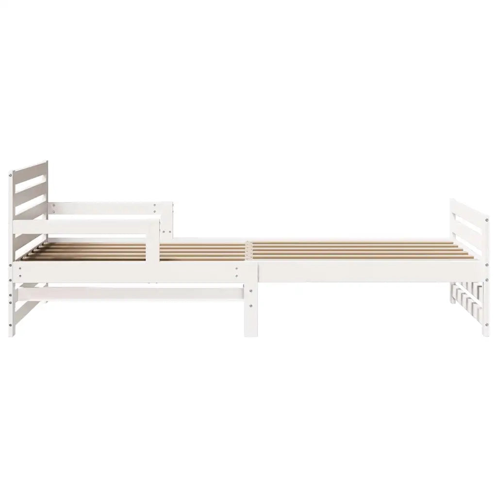 Struttura del letto Bianco 80 x 200 cm Legno multistrato 877207