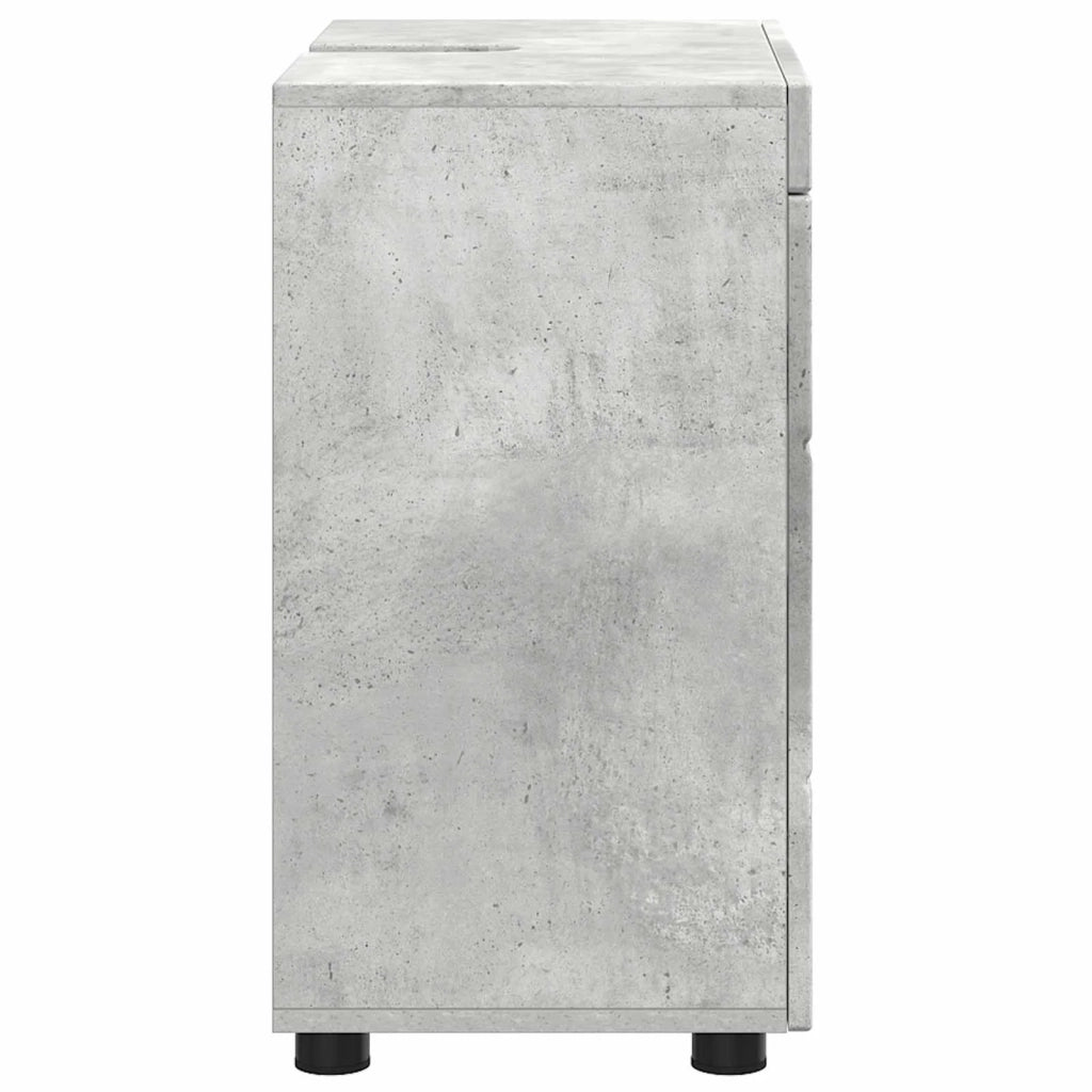 Set di Armadi da Bagno TULUM Grigio cemento 60 x 34 x 63 cm 880324