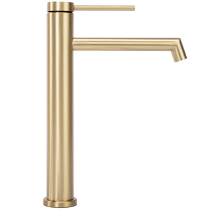 Rubinetto Da Lavabo Rea Foss Gold Brush High
